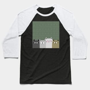 Cute Cats Baseball T-Shirt